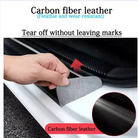 4PCS Original Carbon Fiber Car Door Sill Protector Sticker For Toyota Car Accessories Protective Door Sill Sticker Car Stickers Stickers For Car