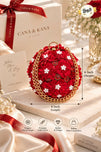 Trendy Floral Potli Style Round Evening Bag for Women - Elegant Wedding & Party Wear Embellished Handbag