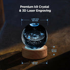 16 Colors Crystal Ball 🔮 Lamp Color Changing With Remote