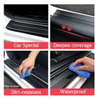 4PCS Original Carbon Fiber Car Door Sill Protector Sticker For Toyota Car Accessories Protective Door Sill Sticker Car Stickers Stickers For Car