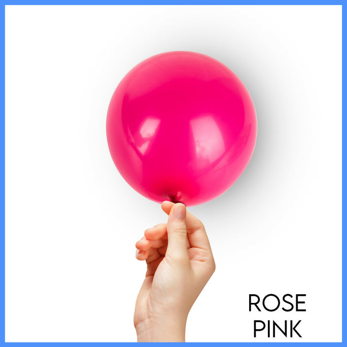 Rose Pink 9 Inches Latex Balloon – Premium Party Decoration Balloon