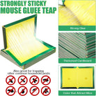 Sticky Mouse Board Efficient Strong Big Rat Paste Household Mousetrap Rat Poison Rat Glue Boards Clip