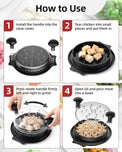 Chicken Shredder machine chicken meat miner shredding separation meat miner transparent cover
