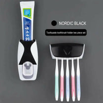 Toothpaste Dispenser Holder For Toothbrush New Automatic Auto Toothpaste Dispenser Bathroom Accessories Mounted Toothpaste Squeezer For Bathroom