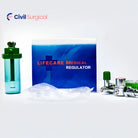 LifeCare Oxygen Cylinder Regulator Complete Set with Humidifier & Cannula