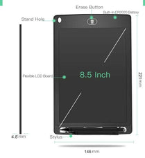 LCD Writing Tablet, Single Color Drawing Tablet With Protect Cover, Kids Drawing Pad 8.5 Inch Doodle Board