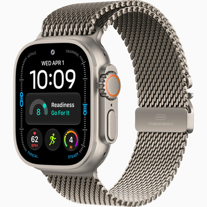 Apple Watch Ultra 4 (Titanium Milanese Loop)