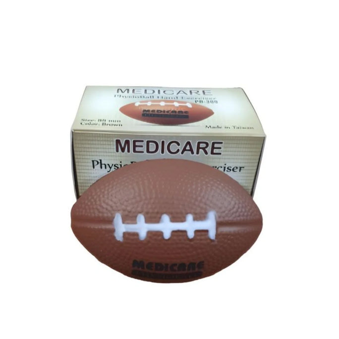 Original Medicare Rugby-Shaped Oval Physio Hand Exercise & Stress Ball
