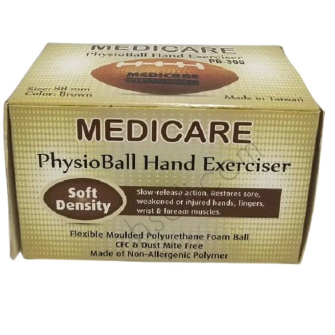 Original Medicare Rugby-Shaped Oval Physio Hand Exercise & Stress Ball