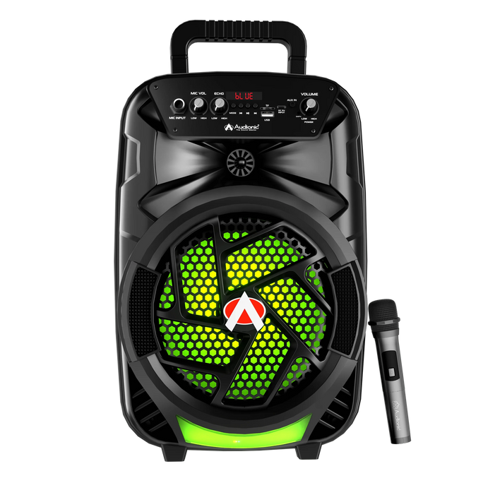 Audionic Classic Masti-90 Bluetooth Trolley Speaker with Wireless Mic