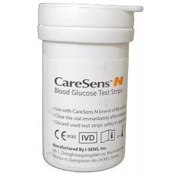 CareSens N Blood Glucose Test Strips – Pack of 50 (No-Coding)