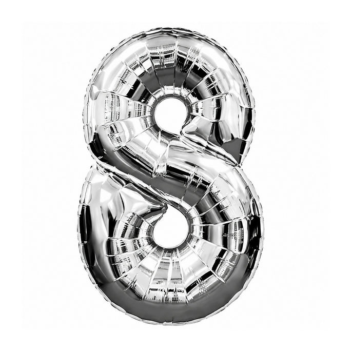 Number 8 Foil Balloon 40" Inches
