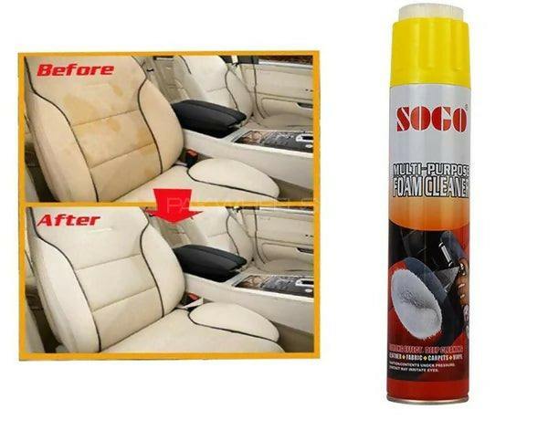 Sogo Multi-Purpose Like Fabric, Carpet, Leather, Etc. Foam Cleaner – 650 Ml