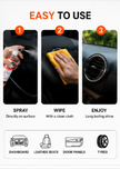 Three Guys Dashboard Leather & Tyre Wax Spray 450ml