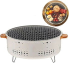 Charcoal Barbecue Grill Portable Camping Grill Stove Tabletop Smoker