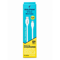 DOLPHIN D-02 Fast Charging Data Cable for iPhone - 100cm / 2.4A MAX - Mini Cable