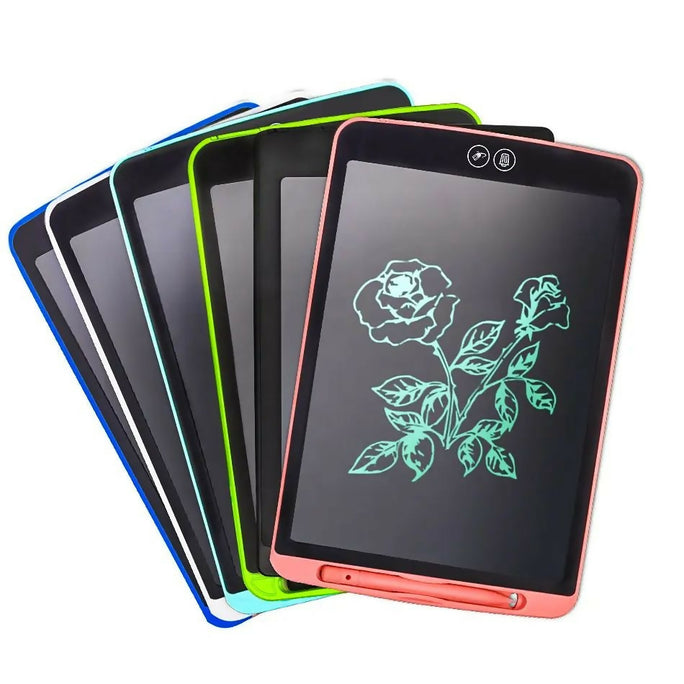 12 Inch Single Color Writing Board Drawing Tablet LCD Writing Tablet Digital Graphics Tablet Educational Toys For Kids-Multicolor Writing