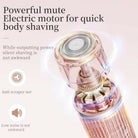 2 in 1 Dual Head Shaver Women, Electric Bikini Trimmer Wet&Dry Use Hair Removal