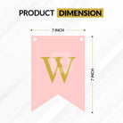 Welcome Baby Letter Bunting Banner Decoration Set