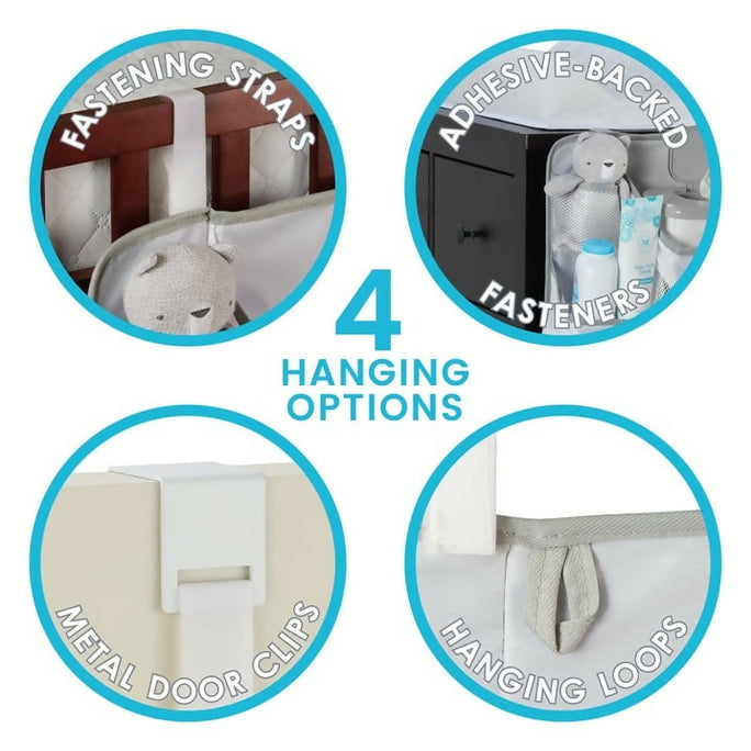 Baby Diaper Caddy and Nursery Organizer for Baby's Essentials