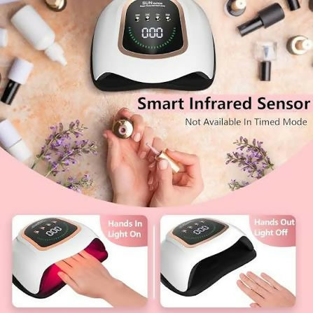 Professional Nail Dryer Lamp For Manicure Fast Drying Gel Nail Polish Dryer With Auto Sensor