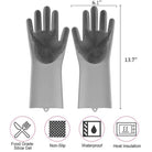 Washing Gloves Silicone Waterproof Insulated Gloves Bathroom Kitchen And Bathroom Cleaning Car Wash Multi-Purpose Gloves