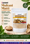 Xposed Multani Mitti Powder Mask (Fuller's Earth) – Natural Face & Hair Care for Oily Skin