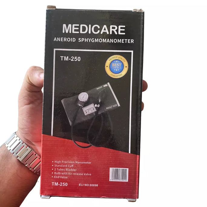 Medicare Manual Blood Pressure Monitor (Model: TM-250) – Aneroid BP Apparatus