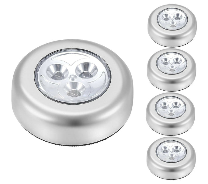 1PC Tap 3 Led Light Cell Operated