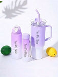Tumbler 3pcs bottle set with straw