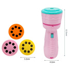 2 in 1 Projctor & Flash Light – Mini Projctor Torch Kids