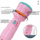 2 in 1 Projctor & Flash Light – Mini Projctor Torch Kids