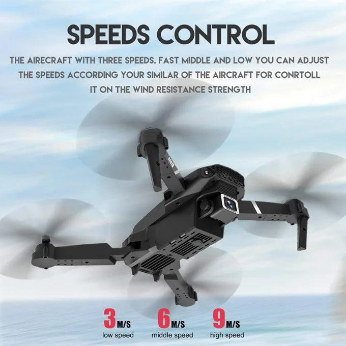 Remote Control Mini Drone LED lighting - GPS - Headless mode - Without Camera