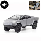 Tesla Cybertruck 1:36 Die-Cast Model Car with Light, Music, Pull Back & Opening Doors – 5 Inch