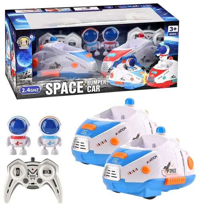 Remote Control Space Bumper Dodging Dodge Car For 2 Player