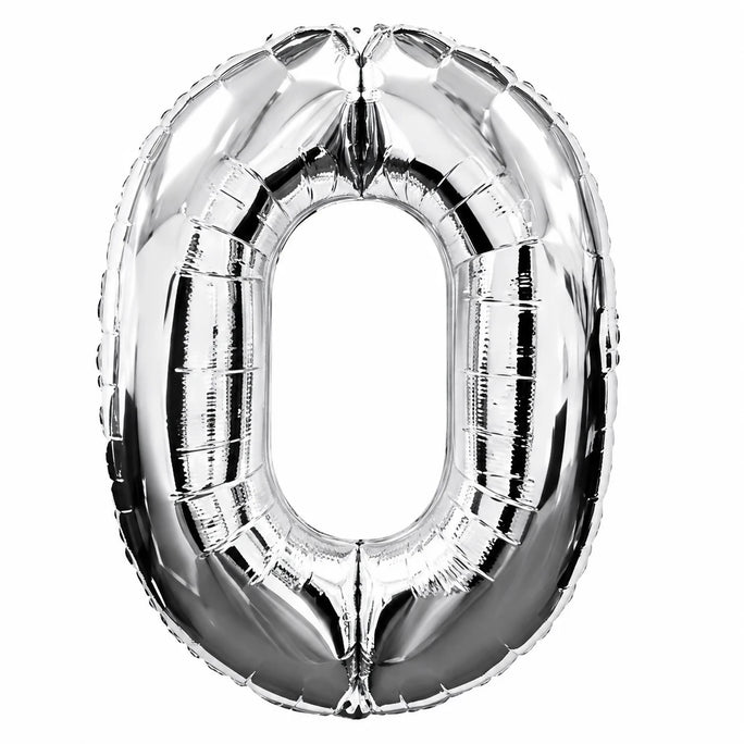 Number 0 Foil Balloon 40" Inches