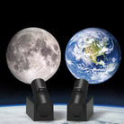2in1 Rechargeable LED Portable Earth Moon Lamp Projector Night Light Set for Bedroom Living Room Wall