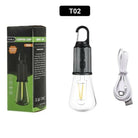 Rechargeable Camping Light Bulbs,Portable LED Camping Lanterns,Hanging Tent Lamp with 3 Lighting Modes and Hook for Emergency, Hiking, Fishing, Backpacking,Power Outages