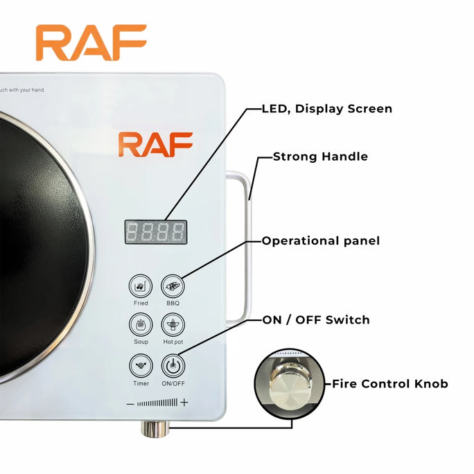 Multifunction Infrared Cooker & Hot Plate R.8045 – Burner Control – 3500W