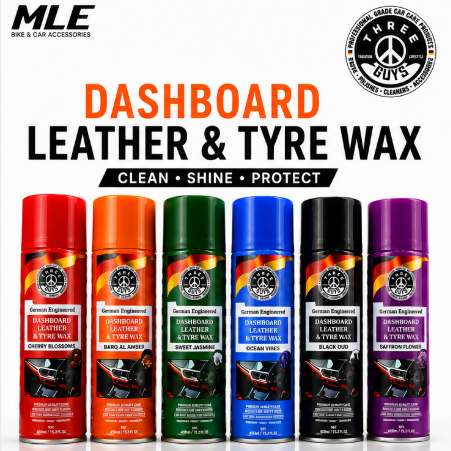 Three Guys Dashboard Leather & Tyre Wax Spray 450ml