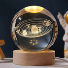 3D Ball Crystal Glass LED Table Lamp