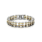 Gold Motorcycle Chain Bracelet for Men