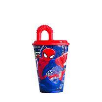Prince Ware Straw Glass - Kids Tumbler Glass with Straw (Pack of 2)