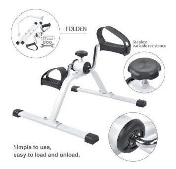 Pedal Bike Simple Portable Home Mini Exercise Cycle Home Workout for Arms & Legs