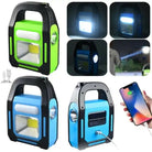 LED WORK LAMP USB RECHARGEABLE PORTABLE SOLAR LANTERN EMERGENCY LIGHTS OUTDOOR TENT HIKING CAMPING LIGHTS