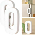 Child Safety Refrigerator Lock | Self-Adhesive Double Button Childproof Freezer & Fridge Lock for Kids