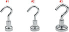 PACK OF 2 Small Magnetic Hooks