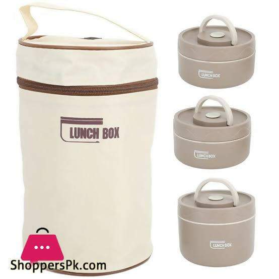 3 layer Insulated Lunch Box With Thermal Bag