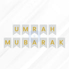Umrah Mubarak Letter Bunting Banner Decoration Set