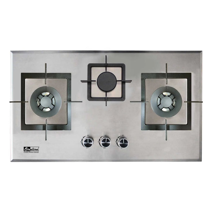 Steeline SL76-307S 3 Burner Stainless Steel Built-In Hob